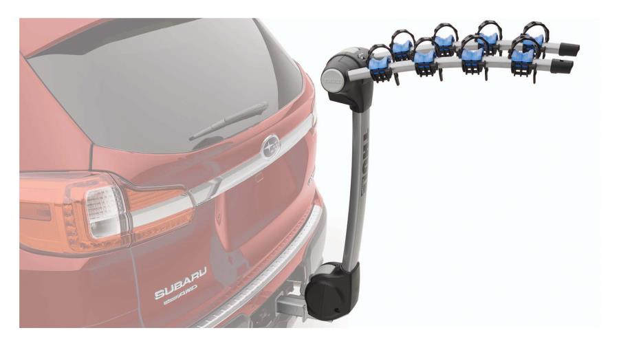 Subaru Outback Thule Bike Carrier Hitch Mounted Bikes