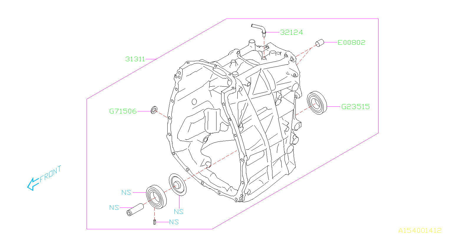 Subaru transmission chart