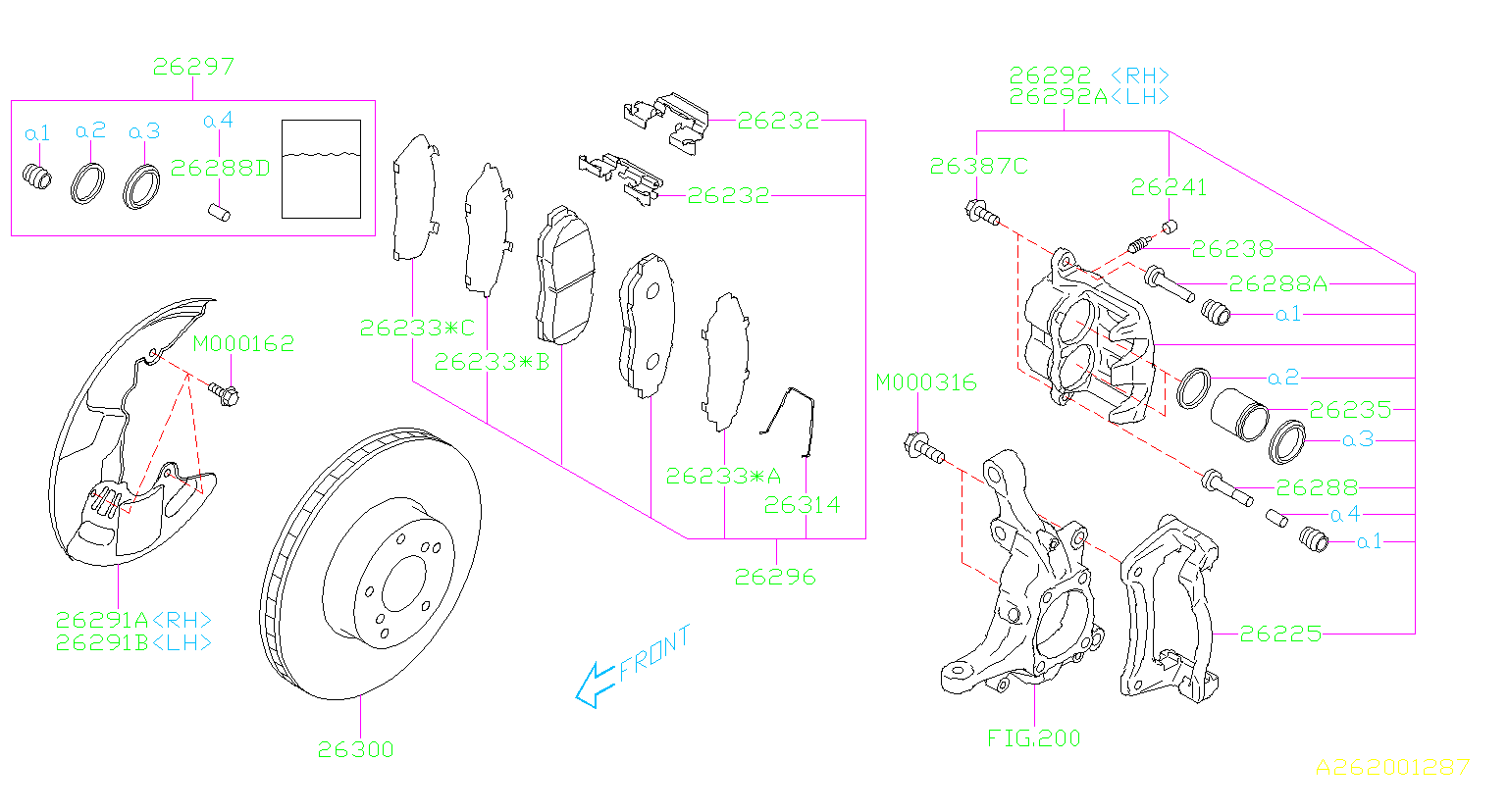 2018 Subaru Legacy Bolt Disk Brake. Disc Brake Caliper Guide Pin Bolt