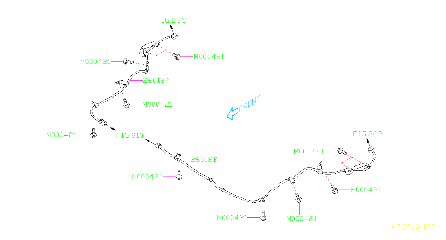 26018AL02B - Adapter Cord EPB. (Right). SYSTEM, Suspension, Brakes ...