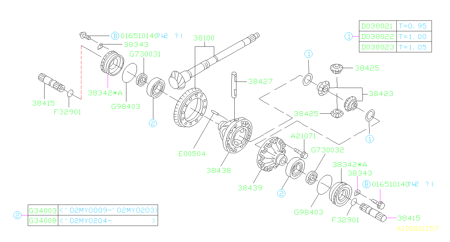 38415AA110 - Shaft Axle Drive. SFT Axle Drive. DIFFERENTIAL ...